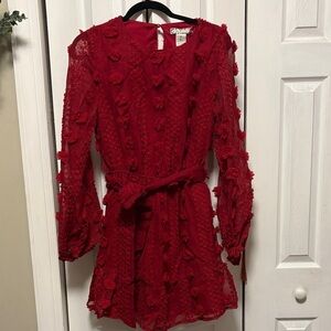 Flying Tomato Vibrant Red Dress